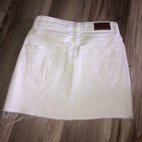 Hollister White Jean Skirt ! - Picture 2 of 4